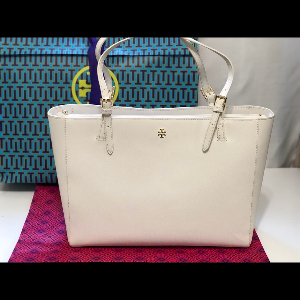 Tory Burch Cream Tote Bag